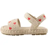 Next Sandalias beige / rojo sangre