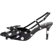 Lipsy Zapatos destalonado negro / blanco