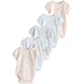 Next Pijama entero/body verde / rosa / rosa / blanco