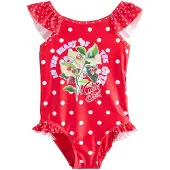 Next Traje de baño verde claro / lila claro / rojo / blanco
