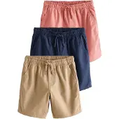 Next Pantalón beige / azul / rosa