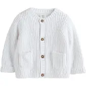 Next Cárdigan beige / blanco
