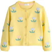 Next Cárdigan azul claro / amarillo / esmeralda / rosa