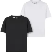Urban Classics Camiseta negro / blanco