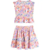 Next Conjunto crema / azul / verde / rojo
