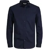 Jack & Jones Camisa 'Cardiff' azul oscuro