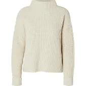 Selected Diseño Extragrande Jersey Mujeres Beige XL
