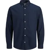 Jack & Jones Camisa 'JJEOxford' navy