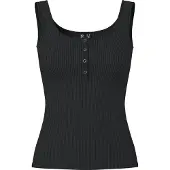 Pieces Top 'PCKitte' negro