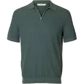 Selected Camiseta 'SLHCran' verde oscuro