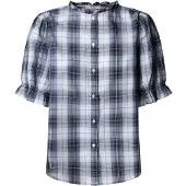 Pepe Jeans Blusa 'Biol' azul oscuro / blanco