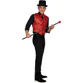 MOM Disfraz De Hombre Chaleco Showhan
