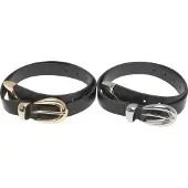 Urban Classics Cinturón oro / negro / plata