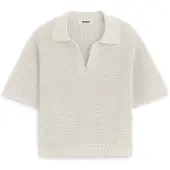 Ecoalf - Women's Anna Knit - Polo size L, beige