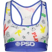 PSD Sujetador azul / amarillo / rojo / blanco