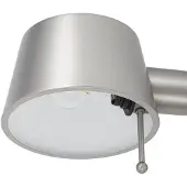 LUCANDE Aplique de pared Silka, 91 cm, níquel, regulable, E27