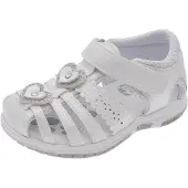 Chicco Sandalias 'Fiorda' plata / blanco