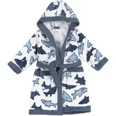Chicco Albornoz azul / azul oscuro / blanco