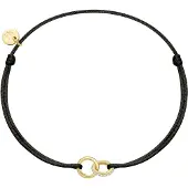 Glanzstücke Pulsera dorado / negro
