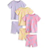 Next Pijama azul claro / amarillo / lila / rosa claro