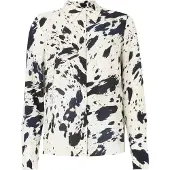 Lala Berlin Blusa 'Bea' negro / blanco
