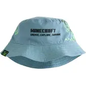 Next Sombrero 'Minecraft' azul claro / verde neón / negro