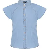 Dreimaster Blusa azul denim