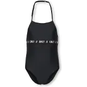 ONLY GIRLS Traje de baño 'KOGSANDY' negro / blanco