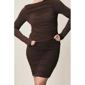 VIVEH Balsa Walnut Talla: 46 | Mini Vestidos Outlet | Mujer | Marrón
