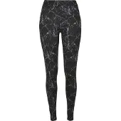 Urban Classics Leggings azul ahumado / negro / blanco