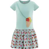 Happy girls Vestido aqua / verde claro / albaricique / frambuesa
