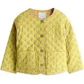 Next Chaqueta de entretiempo amarillo moteado / oliva / lila / lila