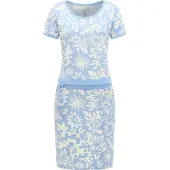 Ragwear Vestido de verano 'Baomi' crema / azul claro