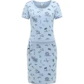 Ragwear Vestido de verano 'Baomi Summer' azul claro / negro