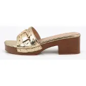 Lola Casademunt Zapatos abiertos oro