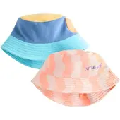 Next Sombrero azul / azul oscuro / albaricique / melocotón