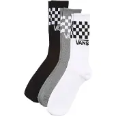 Vans - Classic Check Crew - Calcetines multifuncionales size 38,5-42, gris