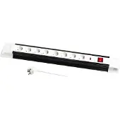 Logilink LPS207, 3 metros, negro, blanco, 250 V, 50 Hz, 3500 W