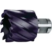 RUKO Broca , diámetro 24 mm, HSS-TiAlN, longitud 30 mm, con cono Weldon - 108224F