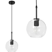 Toolight Lámpara Colgante De Techo App1176-1Cp Black17X17X26Cm