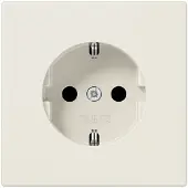 JUNG Enchufe JG SCHUKO blanco, modelo LS1520KI, con protección contra sobrecargas.