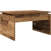 Syfax Mesa de centro madera contrachapada madera vieja 68x50x38 cm