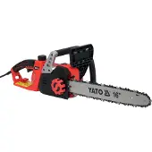YATO Sierra de cadena eléctrica, 2400 W, espada de 16 pulgadas