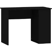 Syfax Escritorio de madera contrachapada negro 100x55x75 cm
