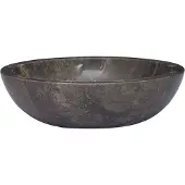 Syfax Lavabo gris mármol Ø40x12 cm