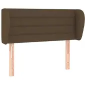 Syfax Cabecero de tela gris oscuro 93x23x78/88 cm