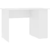 Syfax Escritorio de madera contrachapada blanco 110x60x73 cm