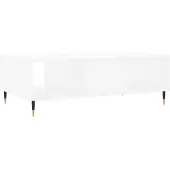 Syfax Mesa de centro madera de ingeniería blanco 104x60x35 cm