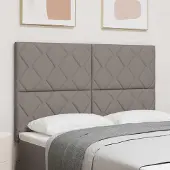 Syfax Cabecero LED Taupé 160 cm tela