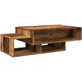 Syfax Mesa de centro madera de ingeniería envejecida 105x55x32 cm
